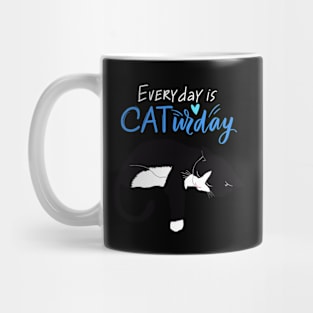 Everyday Is Caturday Quote For Cat Lovers Mug